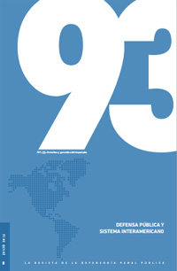 Defensa pública y Sistema Interamericano. Revista 93. N°8